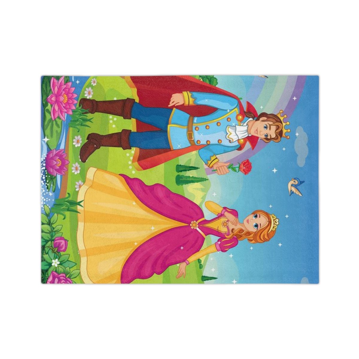 Prince & Princess Fairytale Mini Throw Blanket - Image 2