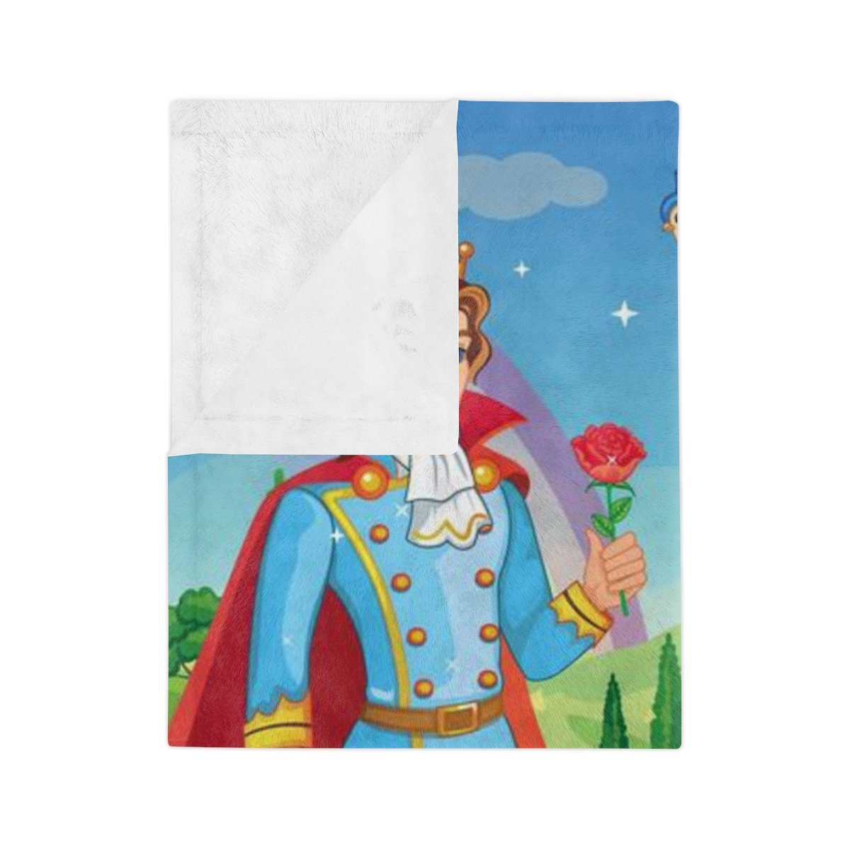 Prince & Princess Fairytale Mini Throw Blanket - Image 3