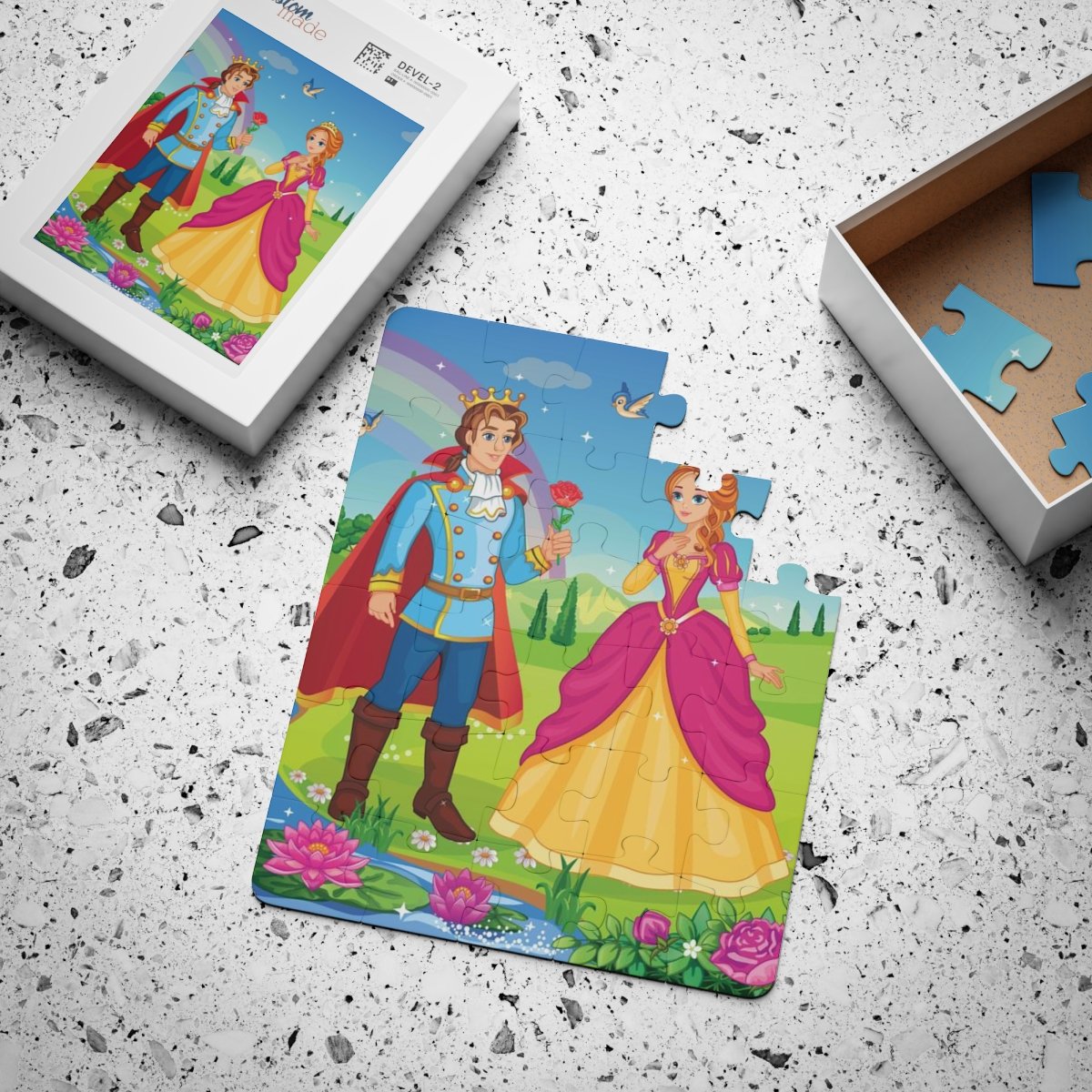 Kids' Fairytale Prince & Princess Puzzle, 30-Piece - Image 3