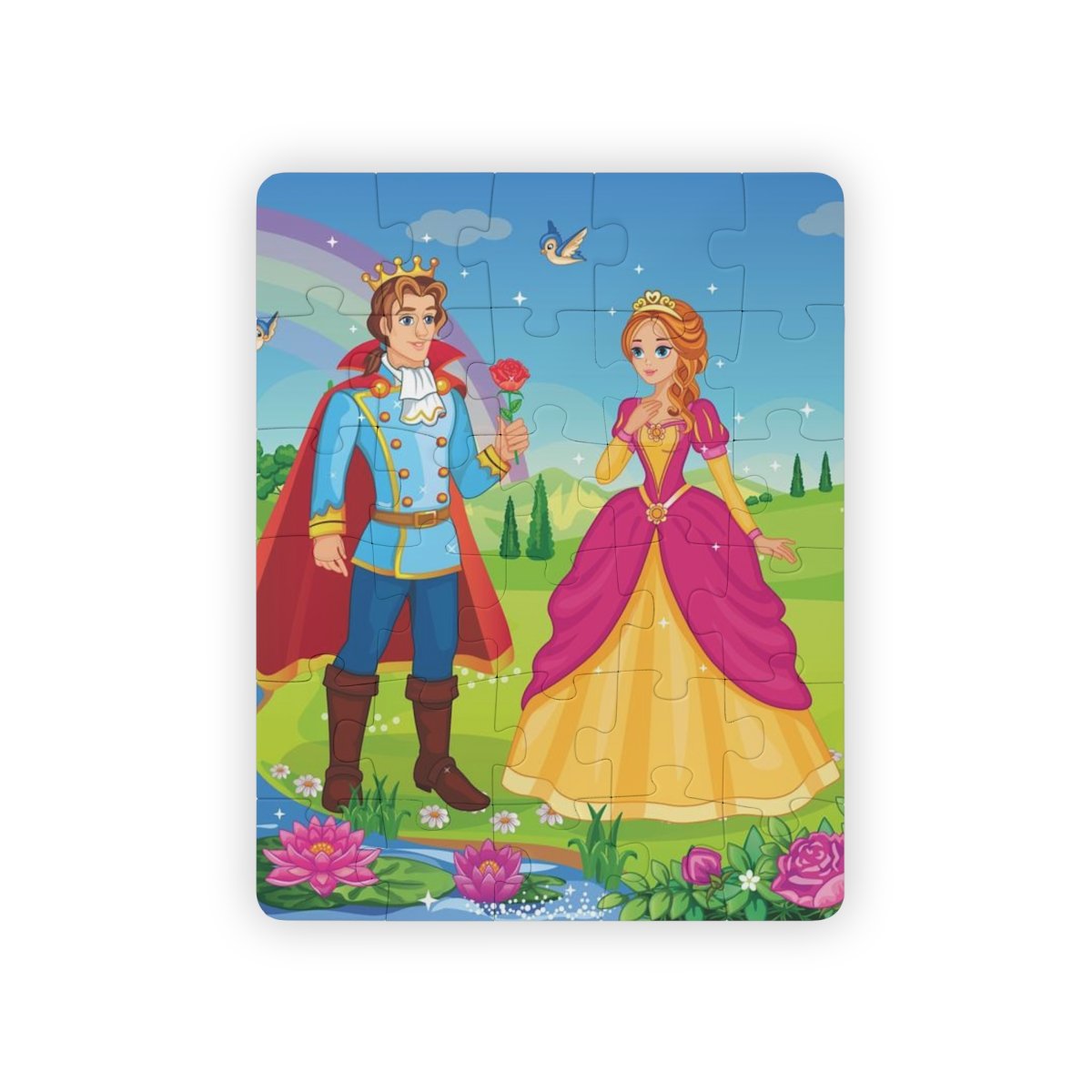 Kids' Fairytale Prince & Princess Puzzle, 30-Piece