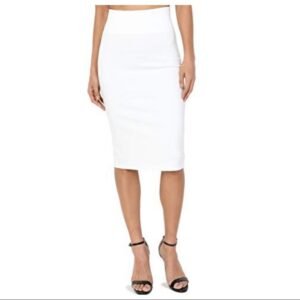 White Midi Skirt